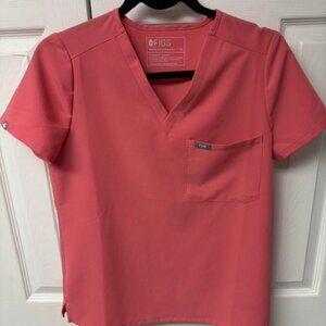 Figs Women's Scrub Top - Desert Rose - XS